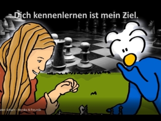 "Schlaue Mädchen spielen Schach" von Monika & Freunde