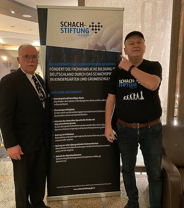 Schachstiftung stellt Kinderschach in Deutschland e.V. auf Seniorenmeisterschaft in Binz vor